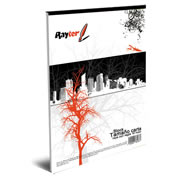 Block Rayter, tamaño carta de raya, con 80 hojas