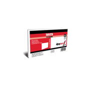 Tarjeta bibliográfica Rayter, 3x5 bca, color blanco, con 100 piezas