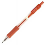 Bolígrafo sarasa zebra, punto fino 0.5 mm, color rojo, 1 pieza