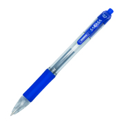 Bolígrafo retráctil tinta gel zebra, punto 0.7 mm, color azul, 1 pieza