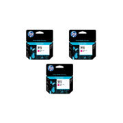 Pack de 3 cartuchos de tinta HP 711 de 2Pack de 3 cartuchos de tinta HP 711 de 2