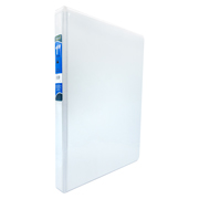 Carpeta panorámica con cristal Kinera oficio de 1' herraje 'O' color blanco