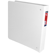 Carpeta panorámica con cristal Kinera carta de 1 1/2' herraje 'O' color blanco