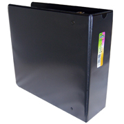Carpeta panorámica con cristal Kinera rta de 4' herraje 'O' color negro