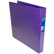 Carpeta panorámica con cristal Kinera carta de 1' herraje 'O' color morada