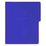Carpeta pressboard con broche Fortec ta color azul rey, paquete c/10 pzas