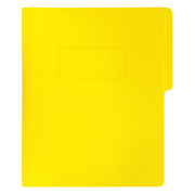 LM-Carpeta pressboard con broche Fortec ta color amarillo, paquete c/10 pzas