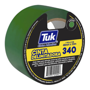 Cinta 340 delimitadora TUK 48mm x 33m , color verde, 1 pza