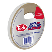 Cinta 4019 doble capa TUK 12mm x 50m , color crema, 1 pza