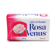 Jabon de tocador, rosa Venus de 200 gr. .