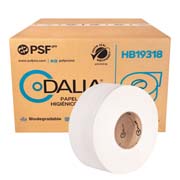 Papel Higiénico blanco Dalia, caja c/12 bobinas 180 m c/u jr