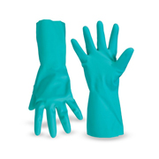 Guantes de nitrilo santul talla m color azul para limpieza industrial