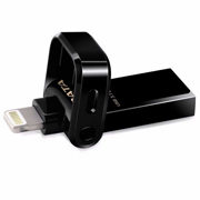 Memoria USB Adata Ai920, 32GB, LightningUSB 3.0, Negro