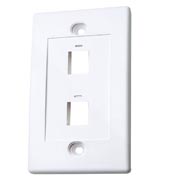 Tapa Intellinet (faceplate) 2 puertos color blanco