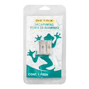 Sacapuntas doble aluminio Dietrix blíster 1 pieza