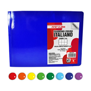 Cuaderno cosido Dietrix forma italiana cuadro 7 mm 100 hojas colores surtidos