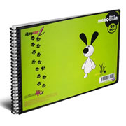 Block Rayter, tamaño marquilla sin rayado, con 20 hojas