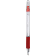 Bolígrafo mediano Super-GP Pilot tinta de aceite, color rojo, caja con 12 piezas
