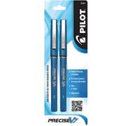 Bolígrafo extra fino Precise V7 Pilot punta rodante, color azul, blister 2 pzs