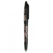 Bolígrafo fino Frixion Ball Pilot tinta gel borrable, color negro, 1 pieza