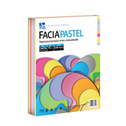 Papel Facia Pastel carta mix de 10 colores 75 gr