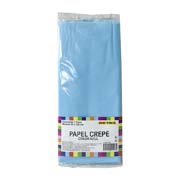 PAPEL CREPE DIETRIX 190 X 50 CM COLOR AZUL CLARO 1 PIEZA
