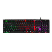 Teclado alámbrico Acteck negro. .