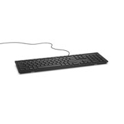 Teclado Dell, USB, Negro, Alámbrico, En Español 580-ADRC