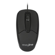 Mouse Perfect Choice alámbrico negro .