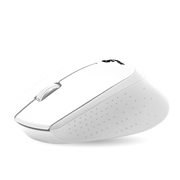 MOUSE INALAMBRICO CON BATERIAS BLANCO .