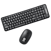KIT TECLADO Y MOUSE BROBOTIX INALAMBRICONEGRO