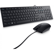KIT TECLADO Y MOUSE DELL, ALAMBRICO, ESPAÑOL, NEGRO,USB-A, 1WTY, 580-AKKW