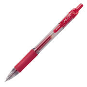 Bolígrafo retráctil tinta gel zebra, punto 0.7 mm, color rojo, 1 pieza