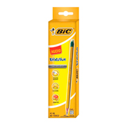 LAPIZ BIC EVOLUTION AMARILLO HB 2 LAPIZ EVOLUTION BIC DE RESINA 12PIEZA