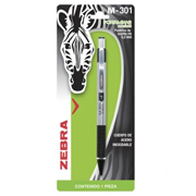 Portaminas m-301 zebra, punto 0.5 mm, blíster 1 piezas
