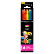 Colores Prismacolor junior con 6 piezas colores neón