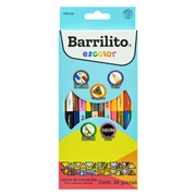 LÁPICES DE COLORES DÚO BARRILITO CAJA -48  3MM
