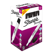 SHARPIE ACUACOLOR 12PZ C/ NGRO CAJA CON 12 MARCADORES BASE AGUA C NGO