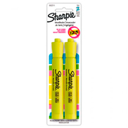 Resaltador Sharpie Tank amarillo 2 piezas