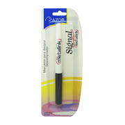 Marcador permanente fino Signal Metalinkpunta bala 1.3 mm color blanco blíster