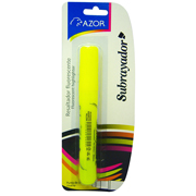 Resaltador de texto Subrayador punta cincel 6 mm color amarillo blíster