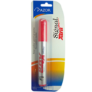 Marcador permanente Signal Xtra punta cincel 6 mm color rojo blíster