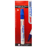 Marcador permanente UniPaint punta bala color azul blíster