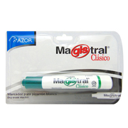 Marcador Magistral Clásico punta cinc 6 mm color verde blíster