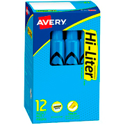 Resaltador Hi-Liter azul 12 piezas AVERYcolor azul