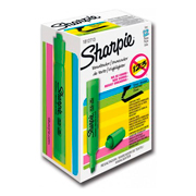 Resaltador Sharpie Tank verde caja con 12 piezas