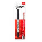 Marcador doble punta Sharpie negro tarjeta 1pieza