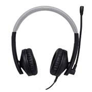 DIADEMA PERFECT CHOICE LOUDY USB COLOR NEGRO