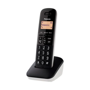Teléfono Inalámbrico Panasonic modelo KX-TGB310MEW color negro con blanco
