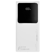 POWER BANK PERFECT CHOICE DE 10,000 M CON CARGA RÁPIDA COLOR BLANCO